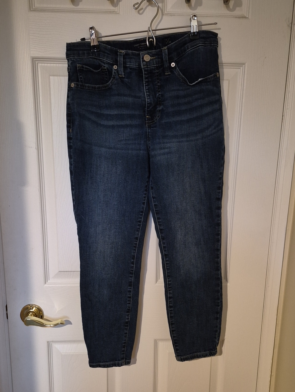 ☘️ Lucky Brand Mid Rise Ava Crop Skinny Jeans Size 10/30